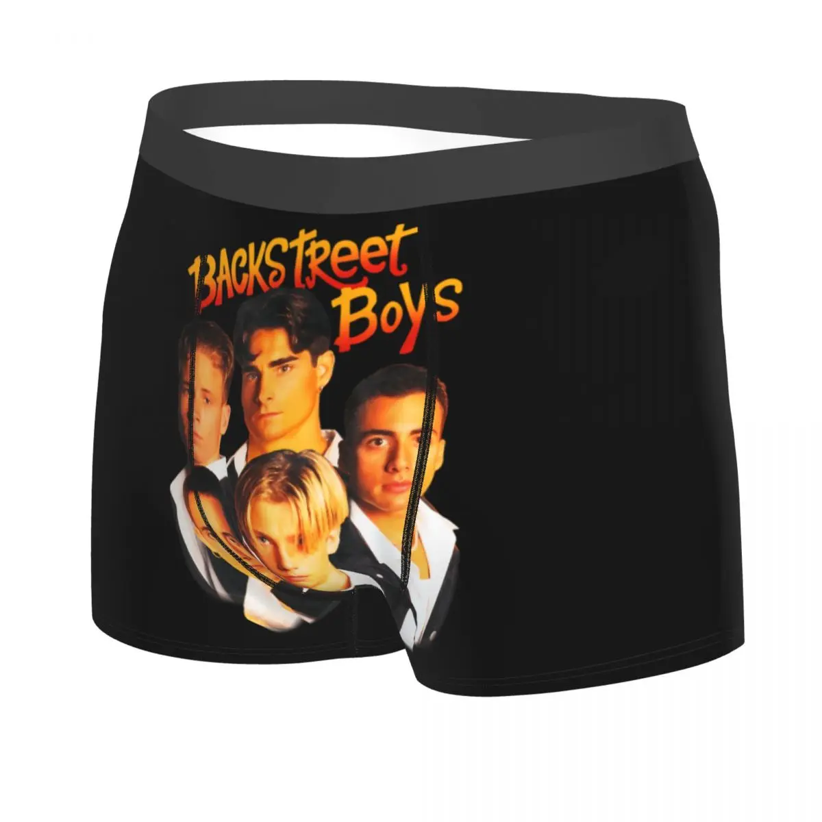 Backstreets Pop Music Boys Underwear Men Sexy Print Custom Boxer Shorts Panties