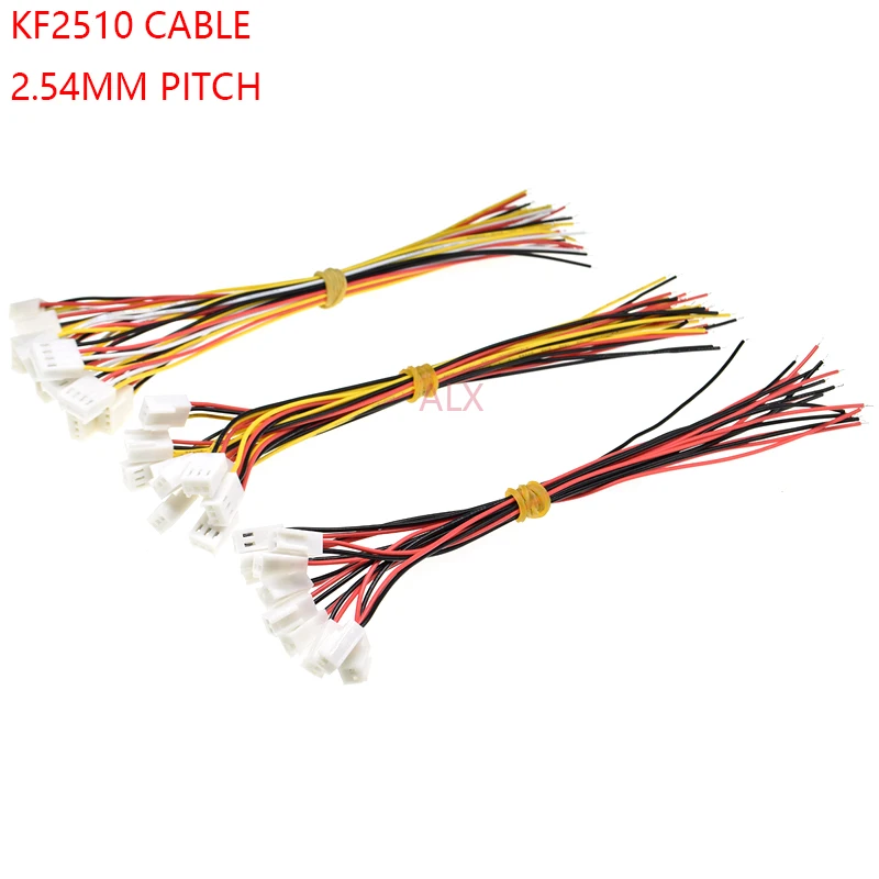 5/10pcs 20cm Kf2510 2/3/4/5/6/7/8/9/10 Pin Connector Plug With Cable Wire 2.54mm Pitch 2p/3p/4p/5p/6p/7p/8p/9p/10p