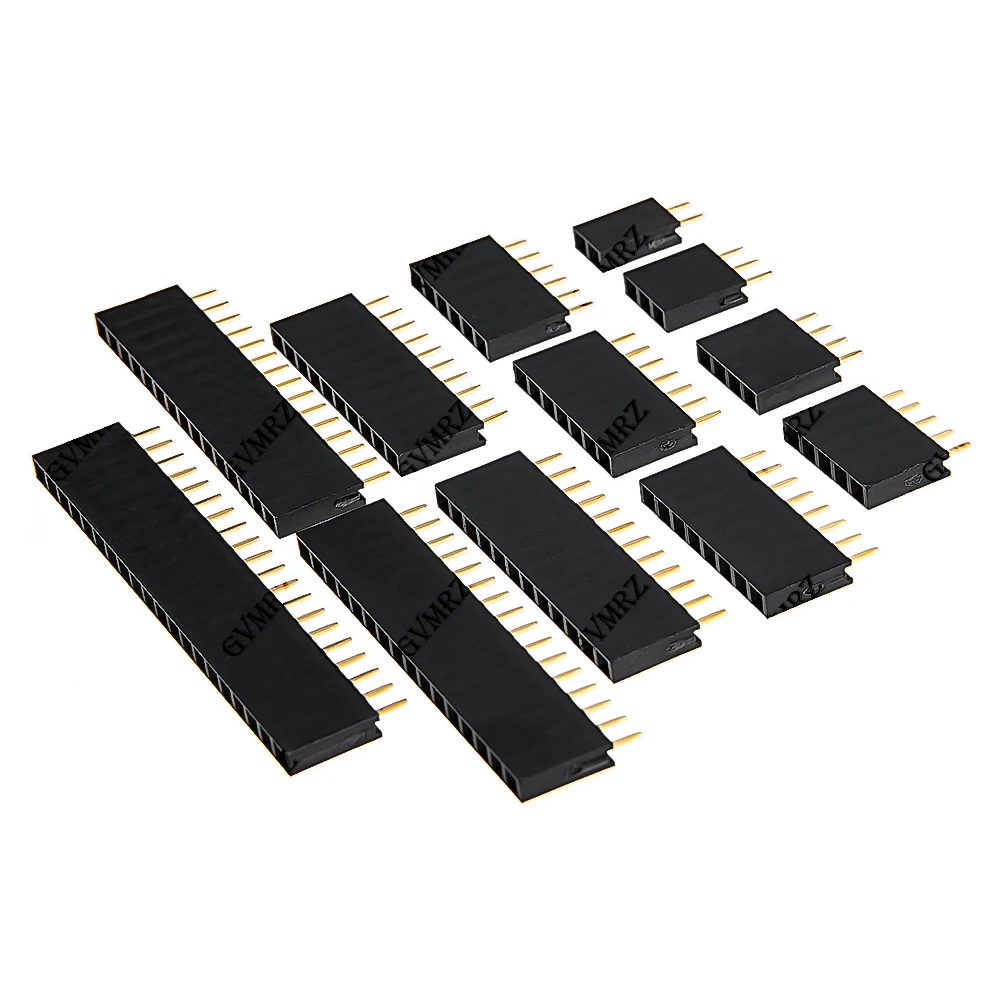10 Stück 1*2p 3p 4p 5p 6p 7p 8p 9p 10p 12p 14p 16p Rastermaß 2,54mm Einreihige Buchsenleiste 20p 22p 40p 18p Pin-Steckverbinder – Detail 4