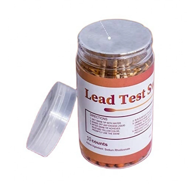 Lead Test Kits Testing Solution Detect Harmful Contamination Fit for Home Painted Surfaces Ceramics Tableware Metal Wood