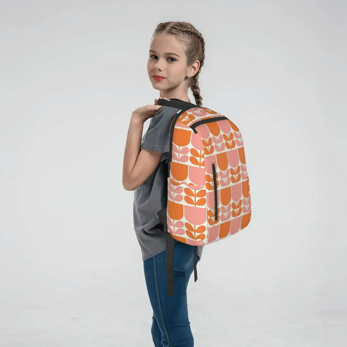 Spring Bloom Orla Kiely Backpack Daypack Boys Girls BookBag School Bag Shoulder Bags for Men Women