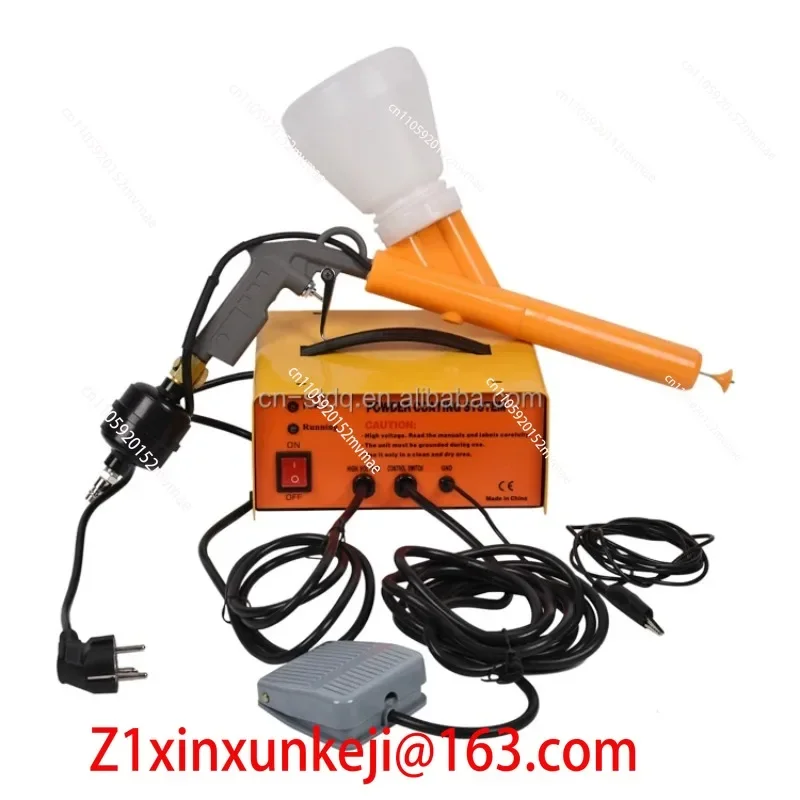 Easy to Operate Metal Spraying Machine Painting Equipment 100% QA Powder Coating gu n with Plastic Bottle