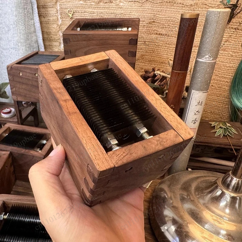 Professional Tailor's Chalk Sharpener Precision Chalk Cutting Tool Black Walnut Wood Mortise and Tenon Joint Craft Accessory