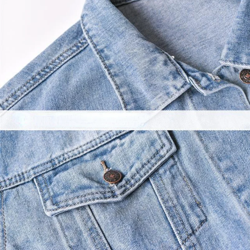 Denim Woman Jacket Winter Oversize Jean Jacket Long Sleeve Turn-down Collar Female Outerwear Fall Loose Korean Fashion Howdfeo