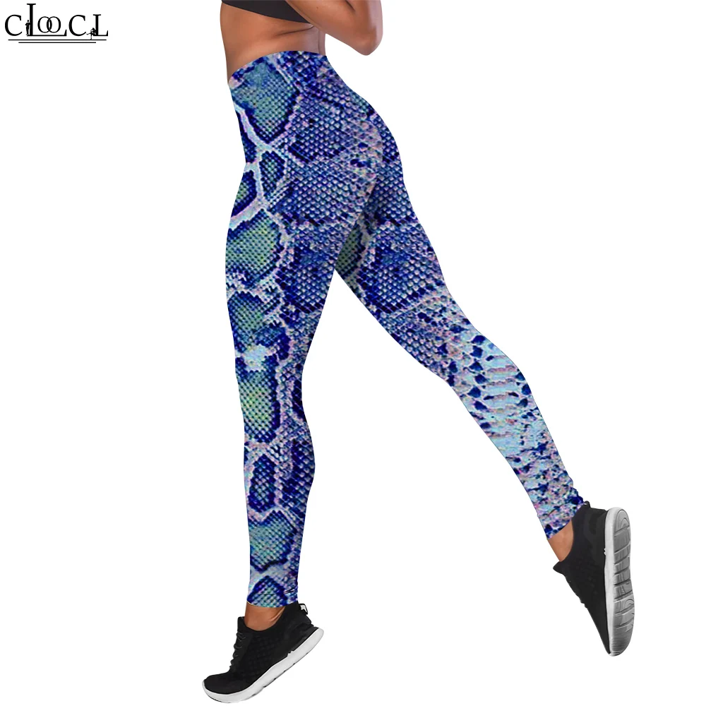 CLOOCL Nuove Donne Sexy Legging Modello Serpente 3D Stampato Pantaloni Da Jogging All'aperto Palestra Allenamento Legging Pantaloni Della Tuta Trasporto di Goccia