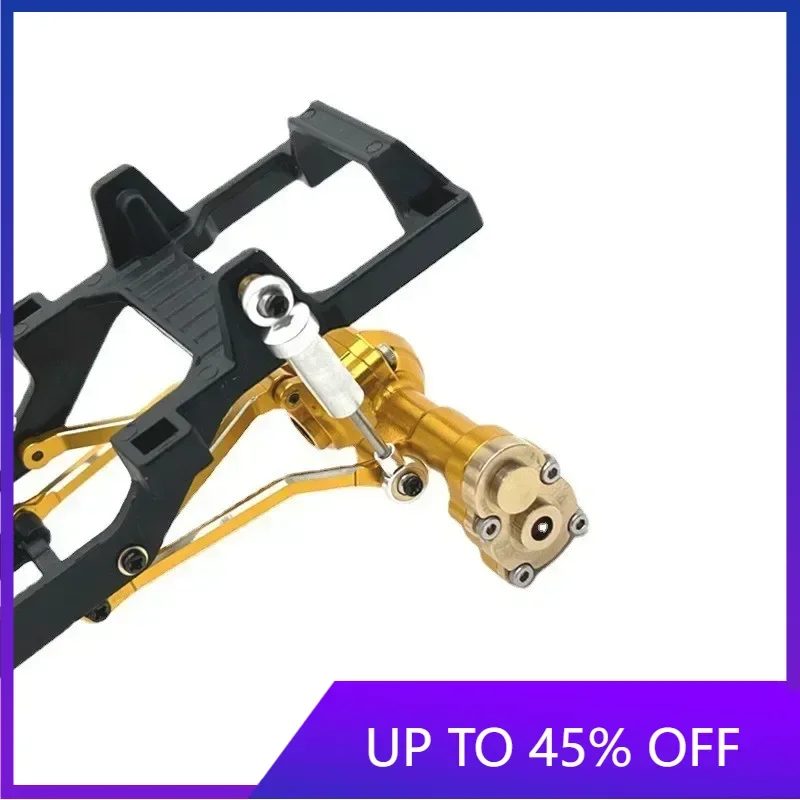 E-Star Hub Metal Upgrade Brass Front and Rear Axle Counterweights for FMS 1/24 Xiaoqi FCX24 RC Car Parts