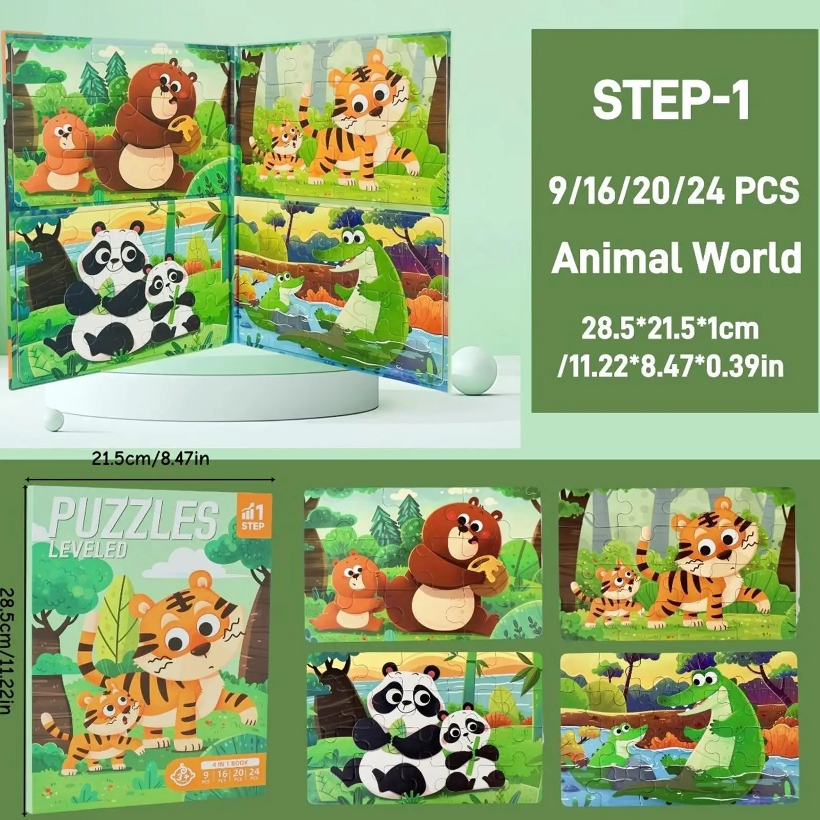 어린이를위한 크리 에이 티브 자기 퍼즐 교육 장난감 어린이를위한 책 활동 게임 소년 소녀 도로 여행 자동차 탑승 학습