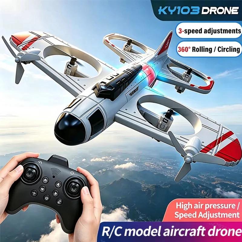 New Professional KY103 Remote Control Aircraft Flight Crashprof Durable Altitude Hold 360° Stunt Flip Indoor Outdor Kid Toy Gift