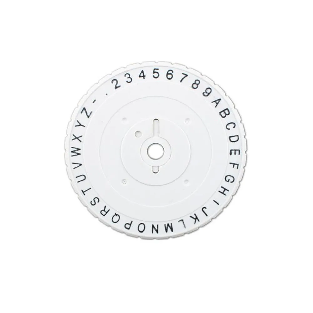 DYMO 1011 Label Printer Character plate (Horizontal Plate), Metal Embosser Original Embosing Wheel