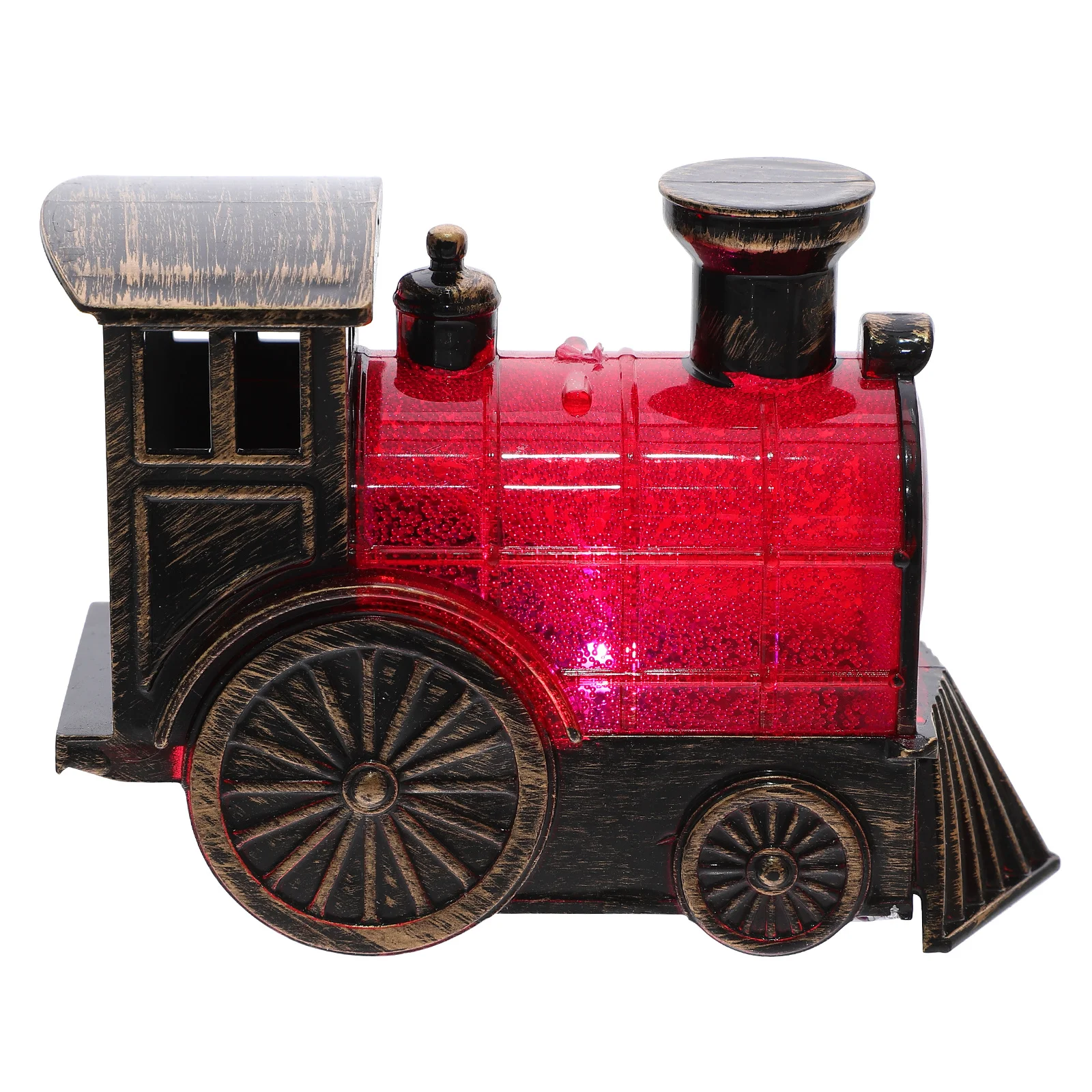 

Led Night Light Train Shape Christmas Decoration Home Ornament Vintage Gift Tabletop Decor Xmas Adornment Party Supplies