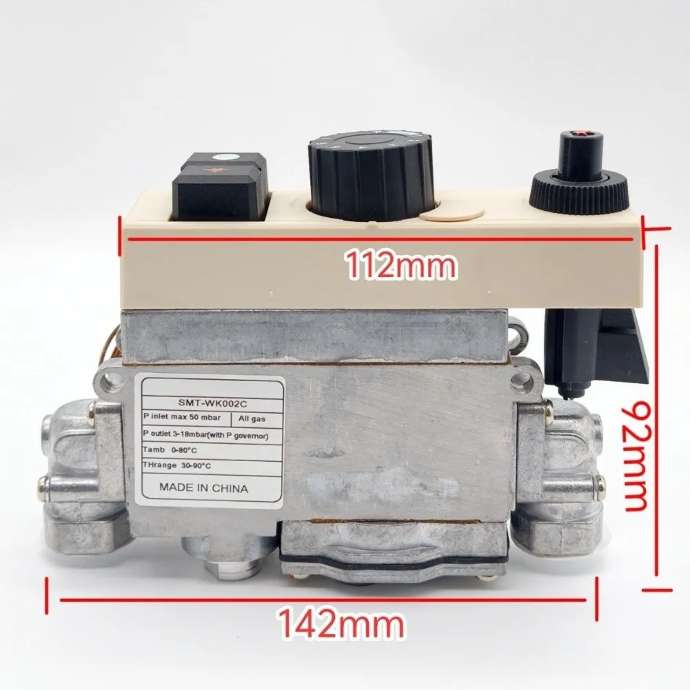 Real Time Oil Temperature Adjustment Gas Temperature Control Valve Fryer Ignition Valve 710 Gas Valve Integrated Button Ignition