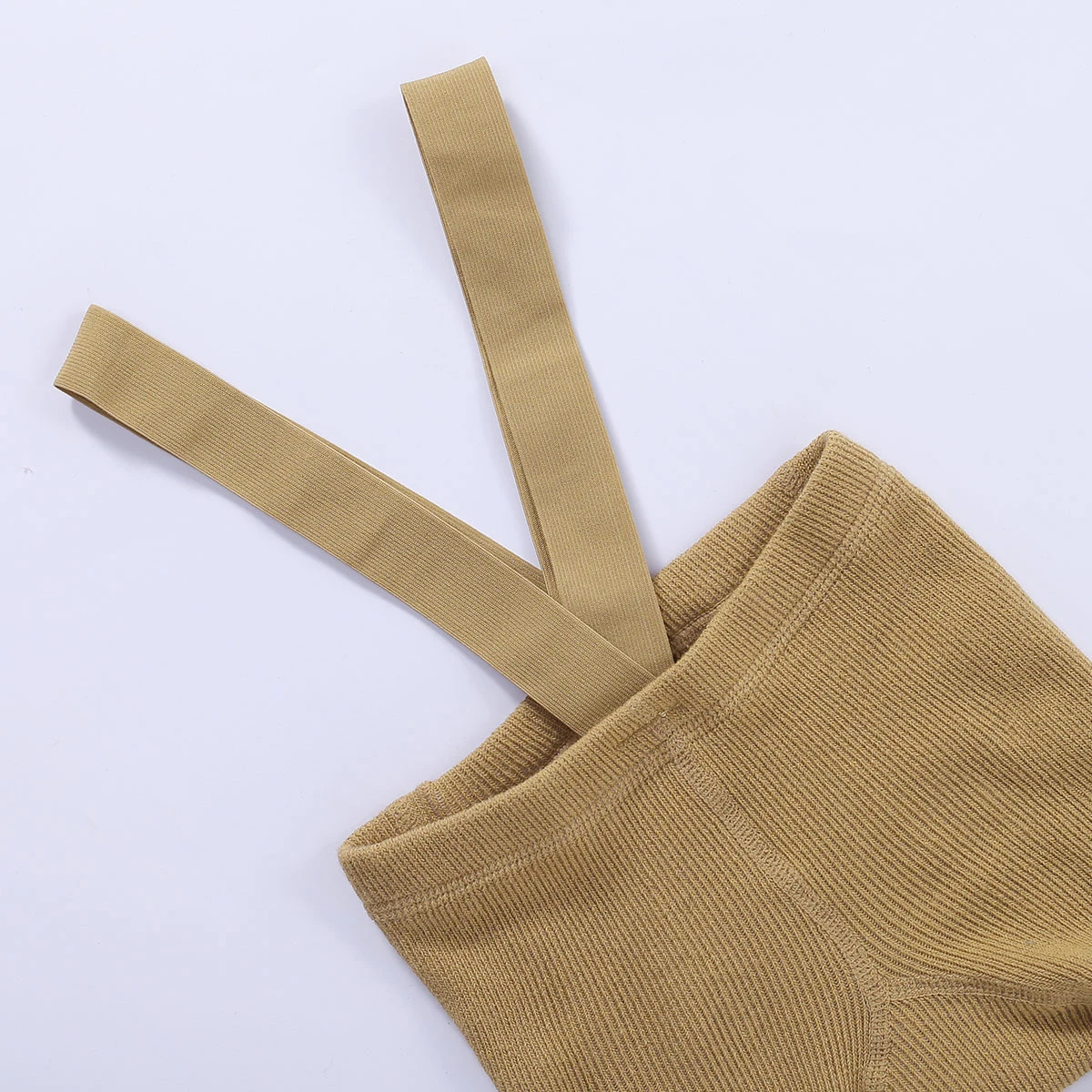 Wholesale Babys Cotton Suspender Pantyhose Infants Baby Girls Boys Cute Solid Color High Waist Bandage Overall Leggings Tights
