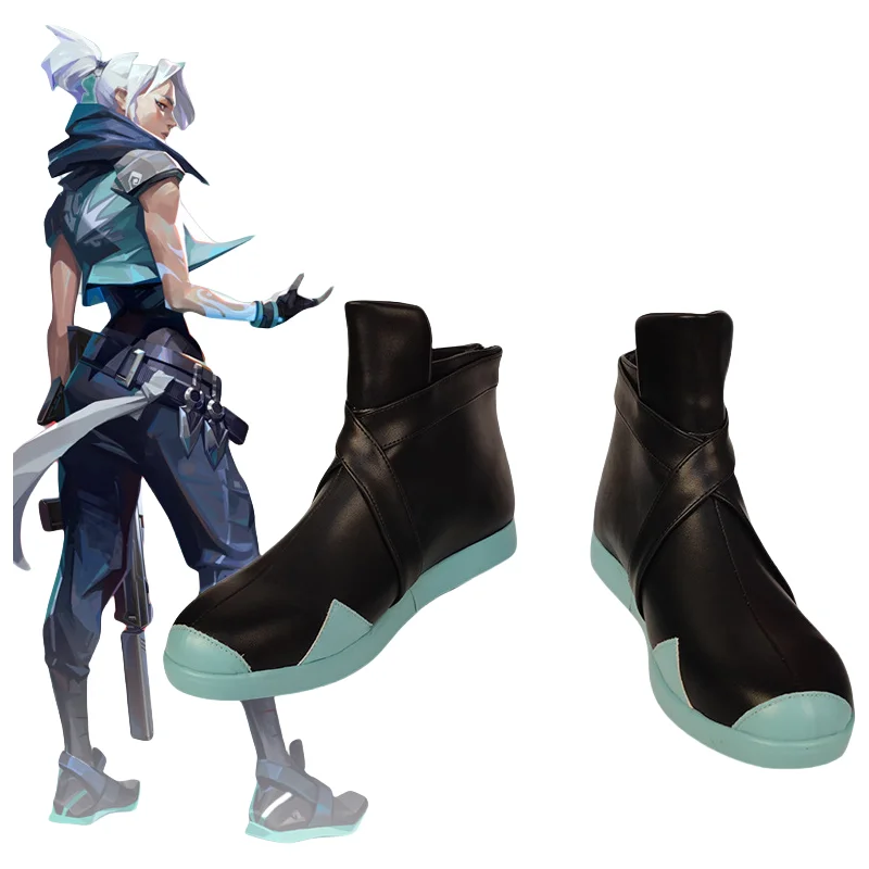 

Jett Shoes Cosplay Game Shoe Anime Men Women PU Leather Shoes