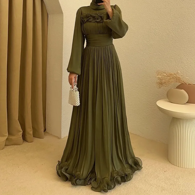 robes-de-soiree-elegantes-en-mousseline-de-soie-a-volants-manches-longues-col-haut-robes-de-bal-arabes-longueur-au-sol-personnalisees-pour-occasions-speciales