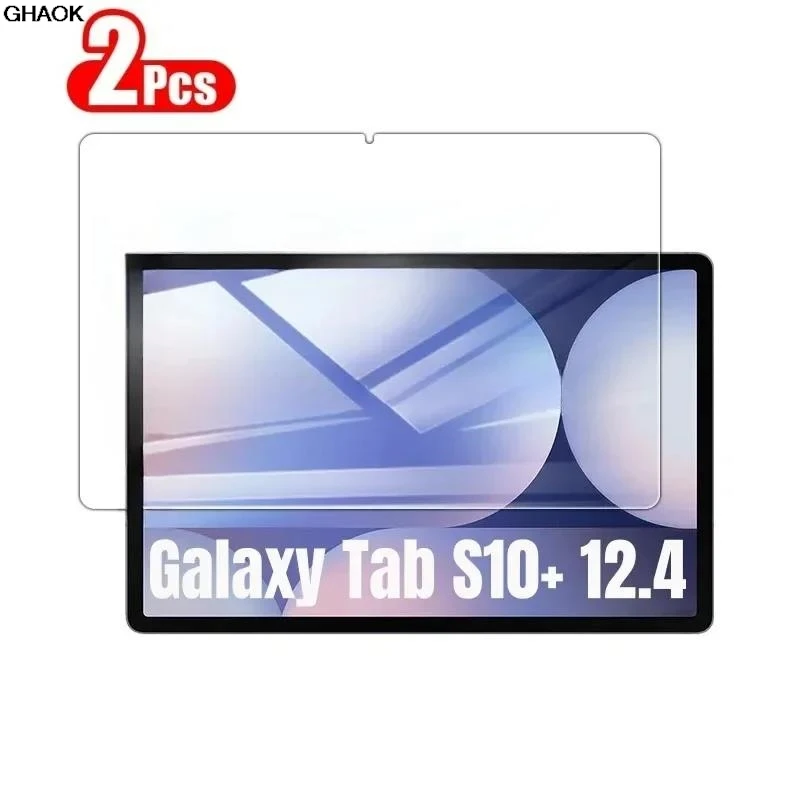 2PCS For Samsung Galaxy Tab S10+ 5G SM-X820 SM-X826B 12.4 Tempered Glass screen protector protective tablet film HD Antiscratch