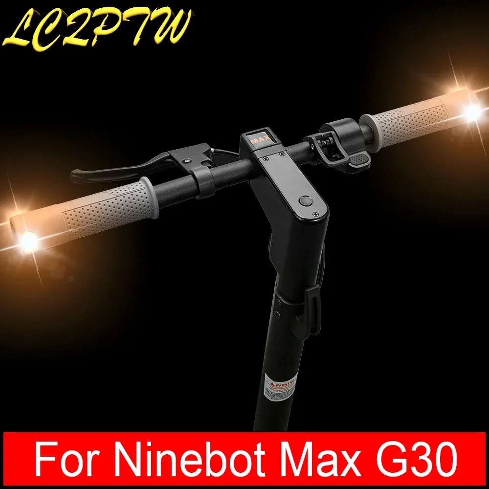 

1Pairs Upgraded Turn Signal LED Light Indicator Handlebar for Ninebot Max G30 Electric Scooter Remote Control Handle Bar Lamp