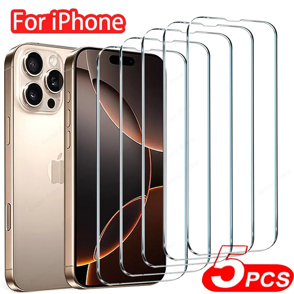 5Pcs Tempered Glass… - image