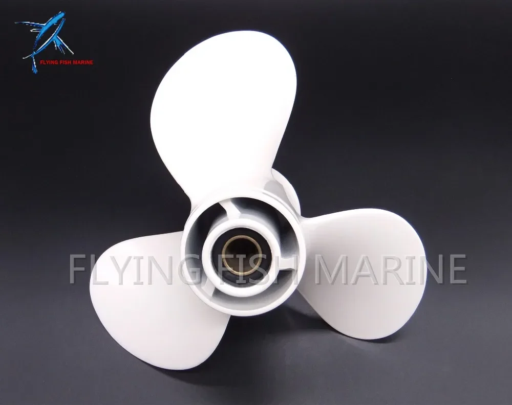 9 7/8x10 1/2-F Boat Engine Aluminum Propeller for Yamaha 20HP 25HP 30HP Outboard Motors 664-45945-00-EL 9 7/8 x 10 1/2 -F