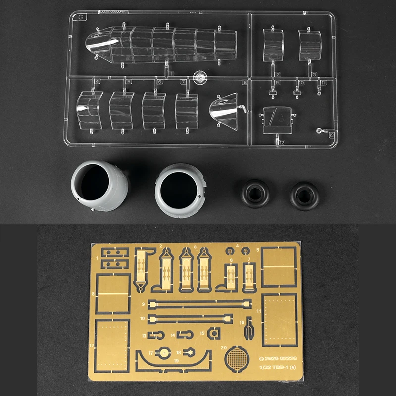 Trumpeter – Kit de modèle d'avion assemblé en plastique, TP02226 Douglas TBD-1, avion d'attaque dévastateur 1/32