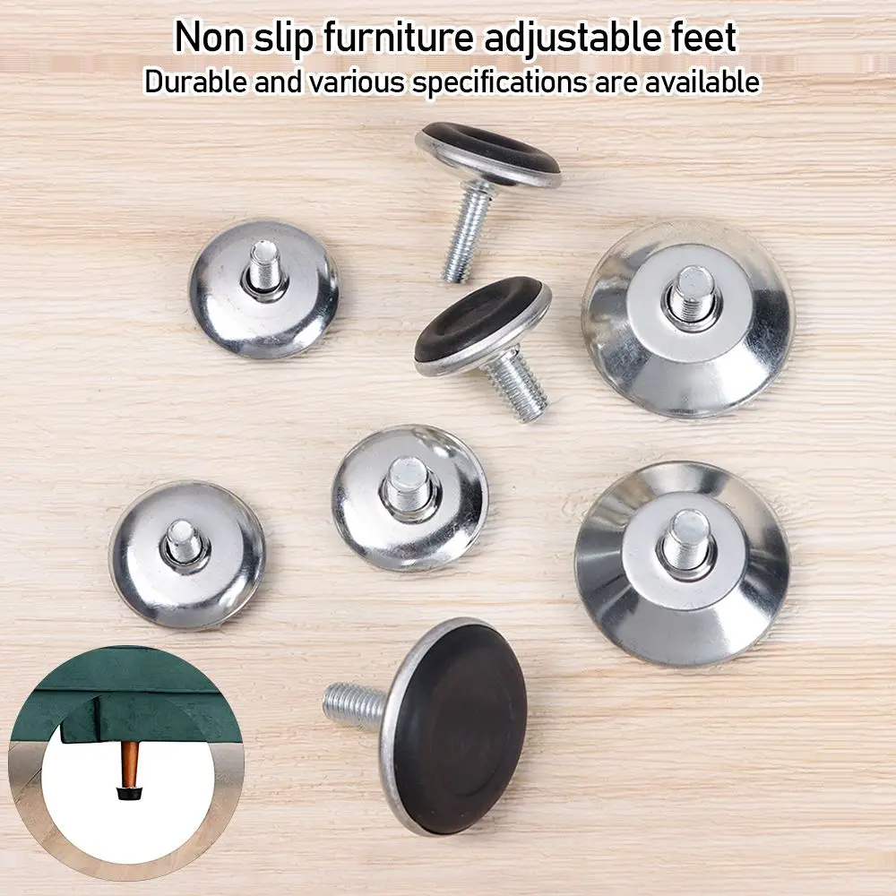 10Pcs Anti-Skid Table Chair Leg Pad Floor Protector Furniture Feet Furniture Adjustable Bolt Chair Feet Level Leveling Feet