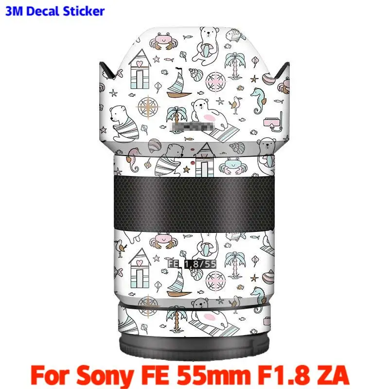 FE 55mm F1.8 ZA Anti-Scratch Lens Sticker Protective Film Body Protector Skin For Sony FE 55mm F1.8 ZA SEL55F18Z F/1.8