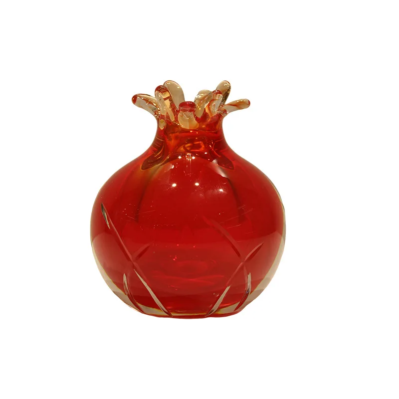 

Light luxury creative new Chinese pomegranate entrance bedroom living room hydroponic arrangement dried ornament