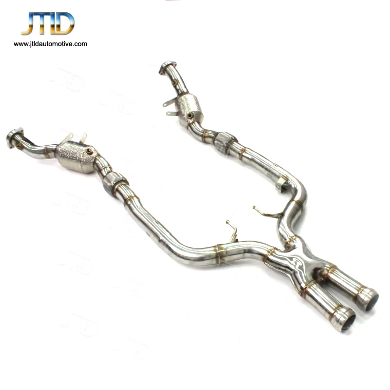 Car Exhaust System Downpipe For Mercedes Benz S320 S400 W222 2014-2018 3.0T Stainless Steel Muffler Down Pipe