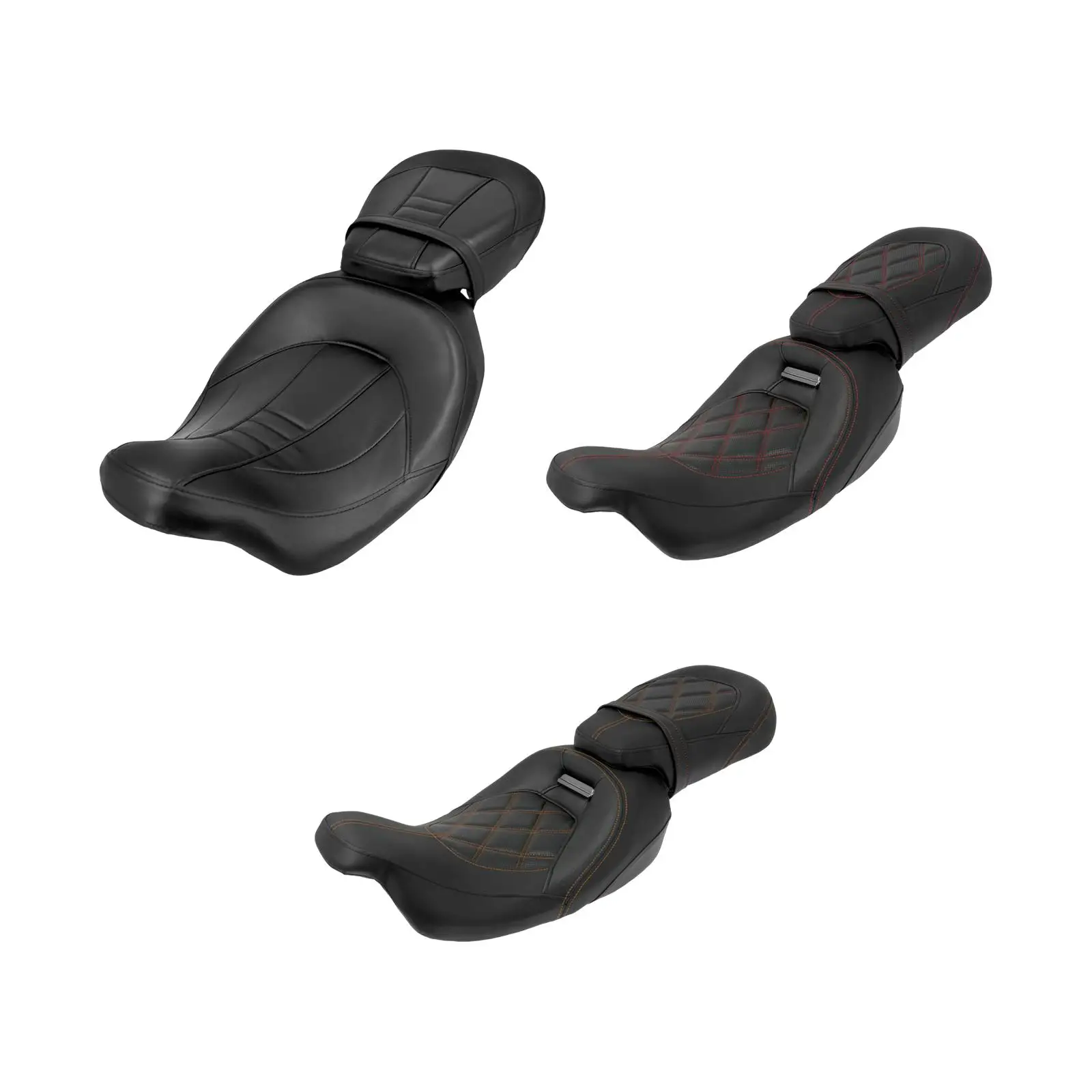 

Motorcycle Two up Driver Passenger Seat Replace for Harley Road King