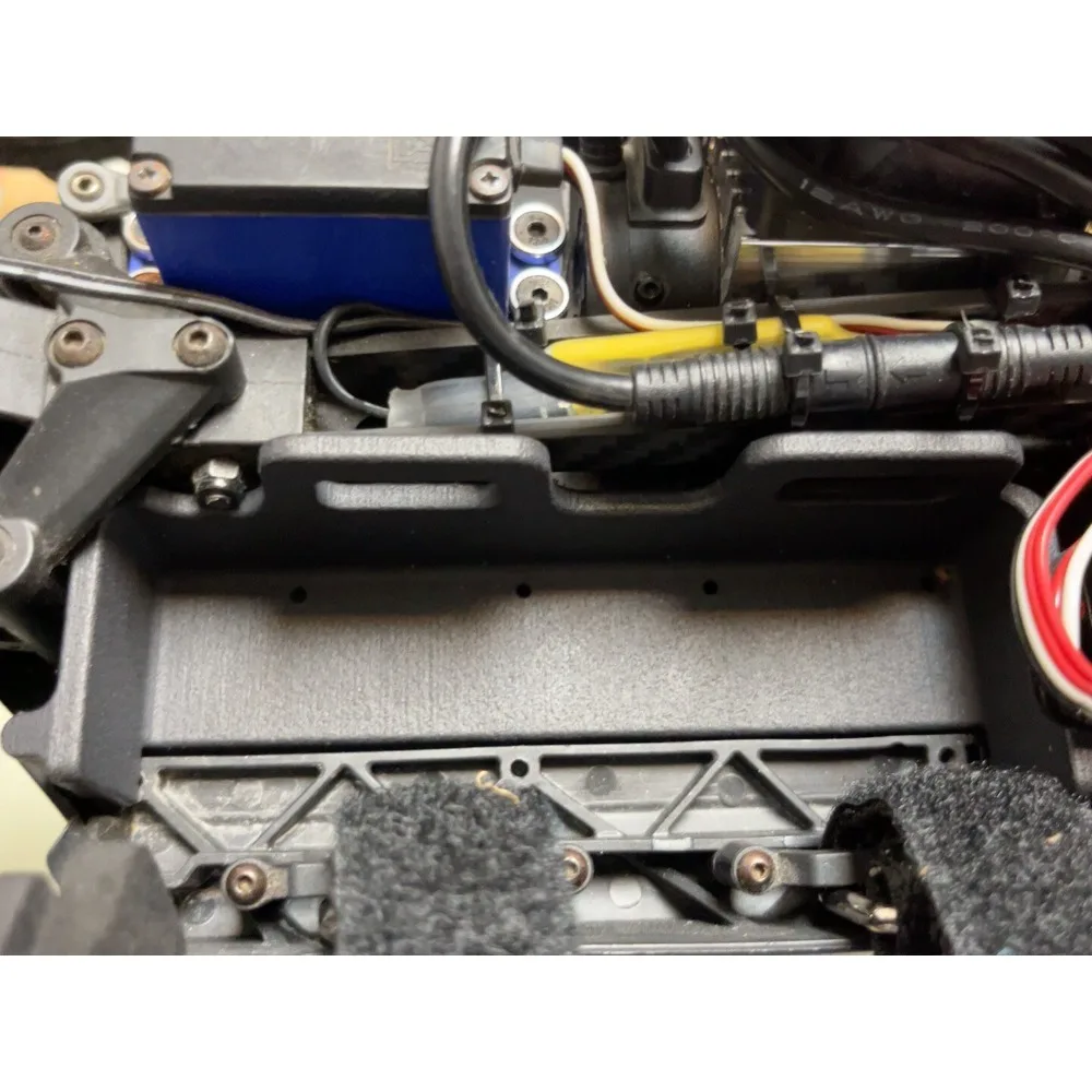 RC Car hobby upgrade Raised & Reinforced Battery Tray for RLAARLO 1/10 Omni-Terminator custom size replacement spare accessories