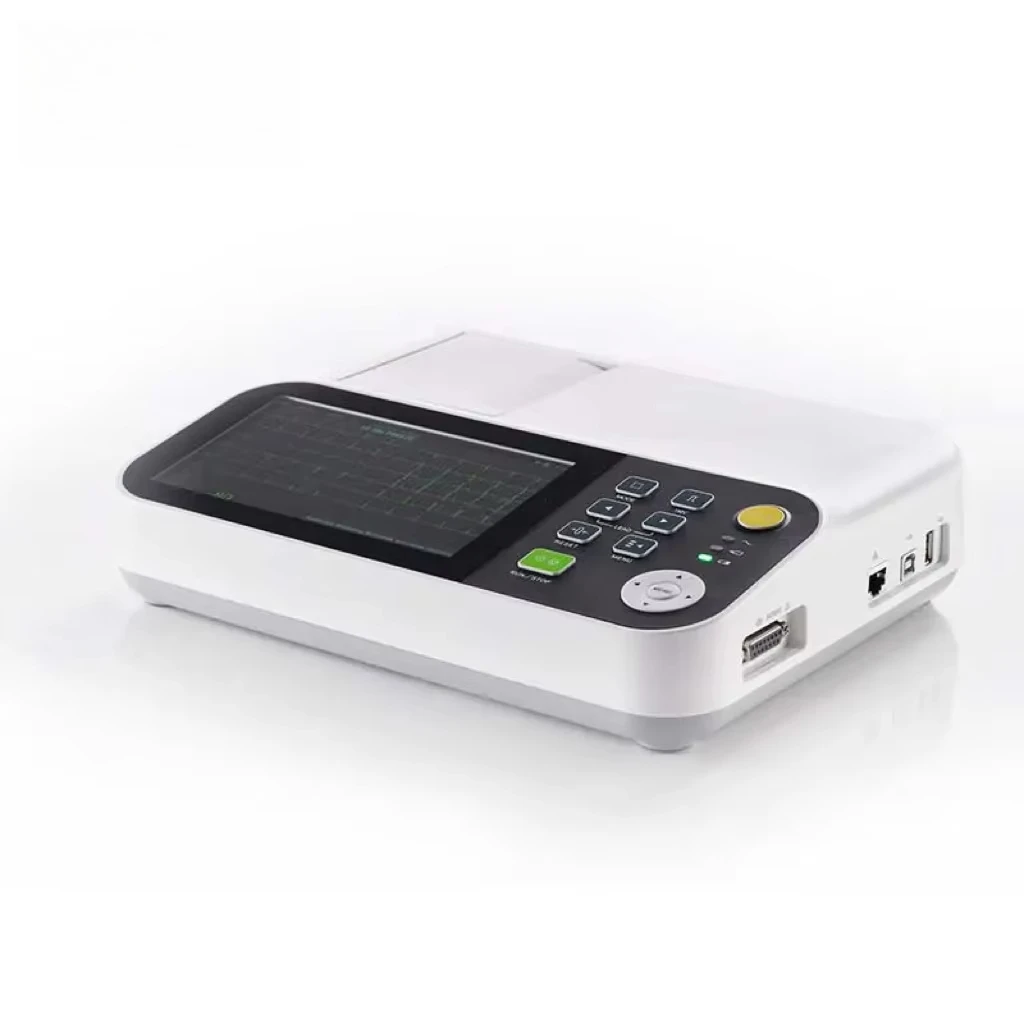 

Hot Sale Veterinary Portable Digital Electrocardiograph 12 Lead 3 Channel Machine for Dogs Medical Machine for Pets