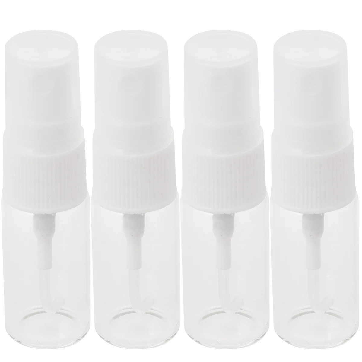 

10 Pcs Lotion Spray Bottle Empty Travel Essential Oil Flat Shoulders Press Fine