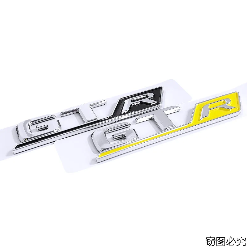 GTR trunk labeling car stickers for Mercedes benz AMG refit GTR logo badge GTR 63R rear tail exterior car accessories decal