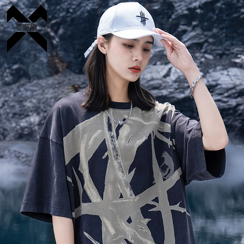 

2024 Men Streetwear T Shirt Fashion Graphic Harajuku Hip Hop T-Shirt Cotton Casual Tshirt Summer Short Sleeve Tops Tees Unisex