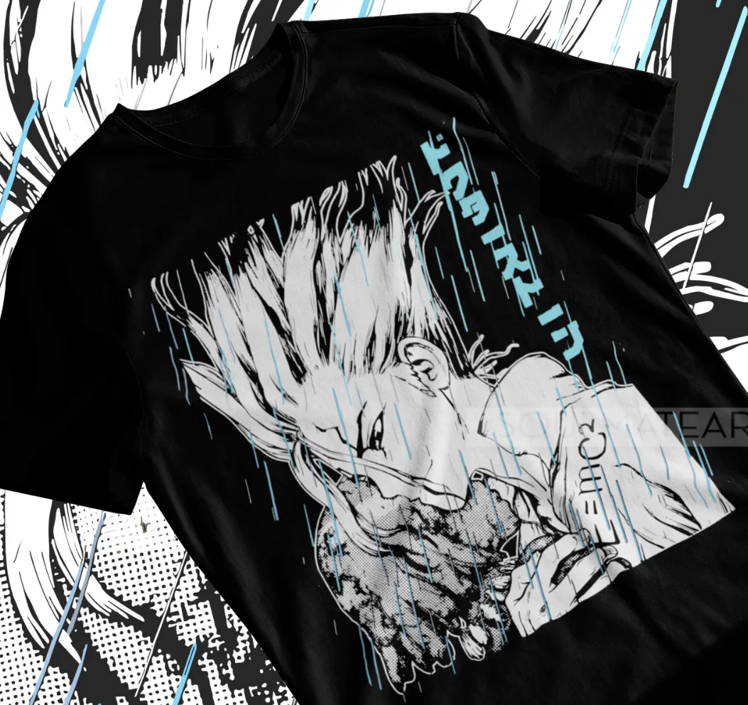 Dr. Stone Senku Ishigami Anime Manga Shirt Unisex T-Shirt Soft Tee All Sizes