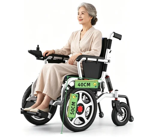 Intelligent Fully Automatic Folding Electric Wheelchair, Designed for the Disabled and the Elderly Safety and Comfort