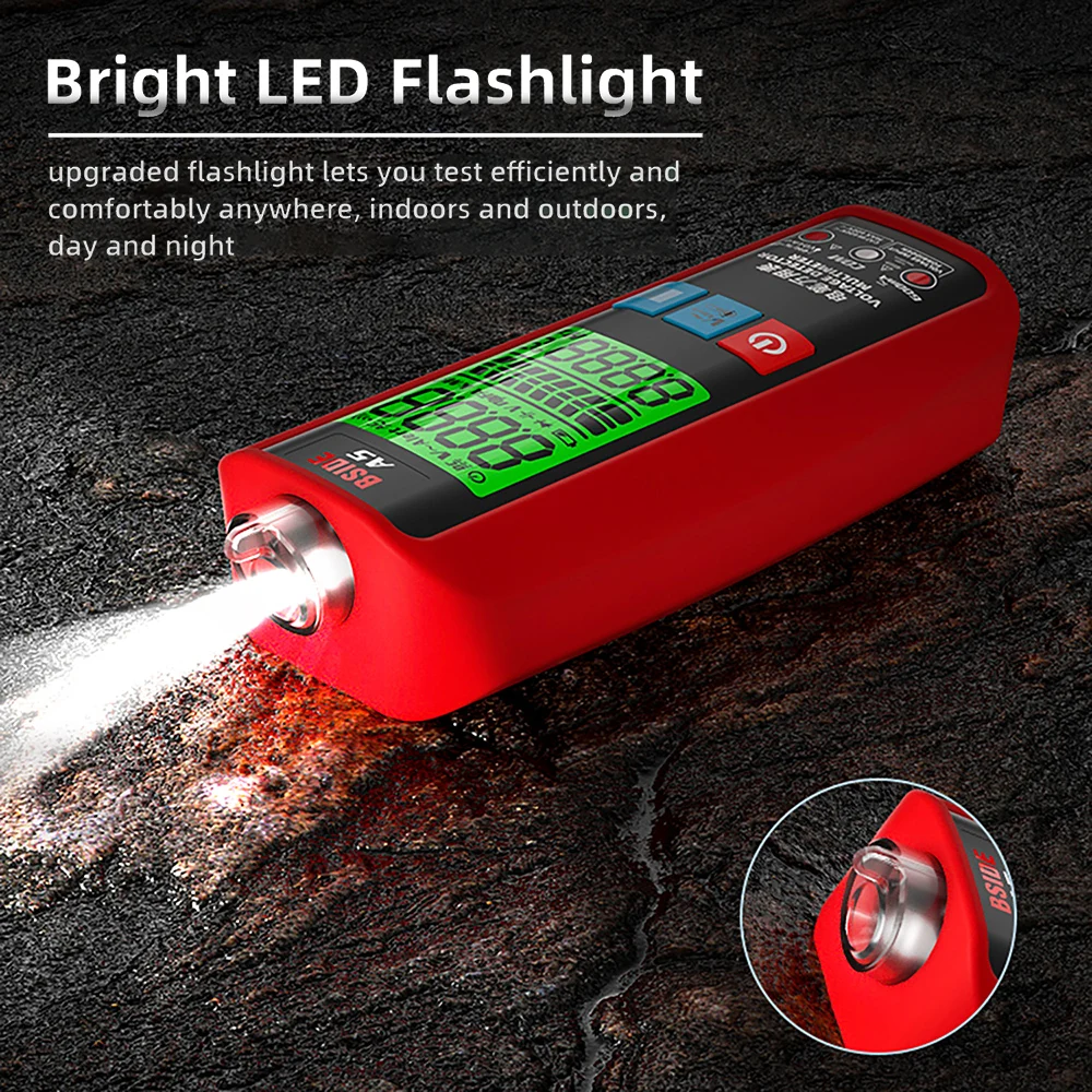 TK HOT BSIDE A5/A5X Voltage Tester Smart Digital Multimeter Non-Contact Electrician Detector Voltmeter Ac Live Wire Ohm Hz NCV M