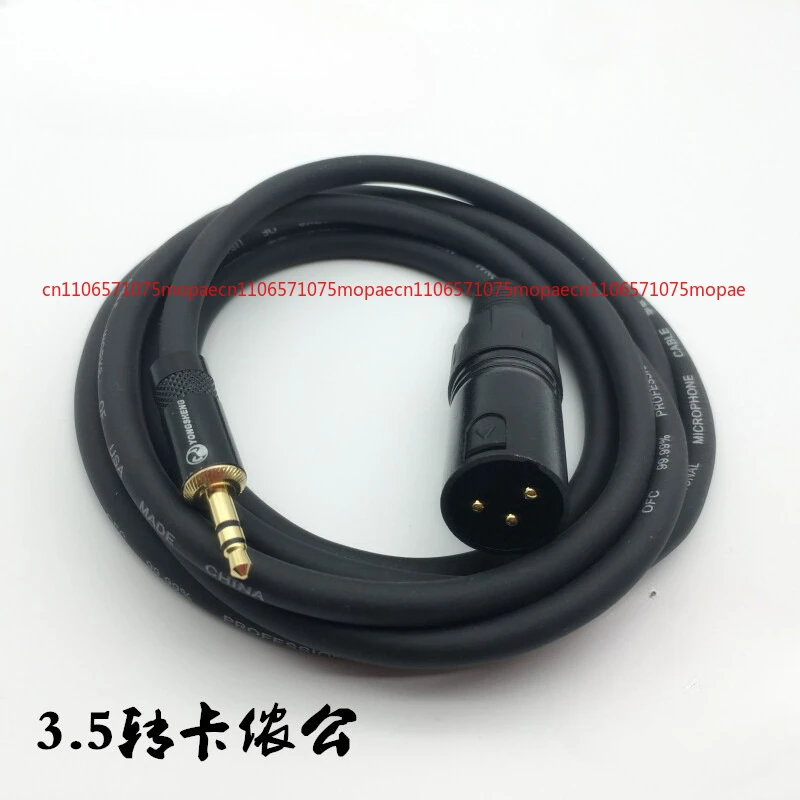 OK High Shield 3.5mm Small Three-core to XLR Male Cable 4N OFC Audio Cable