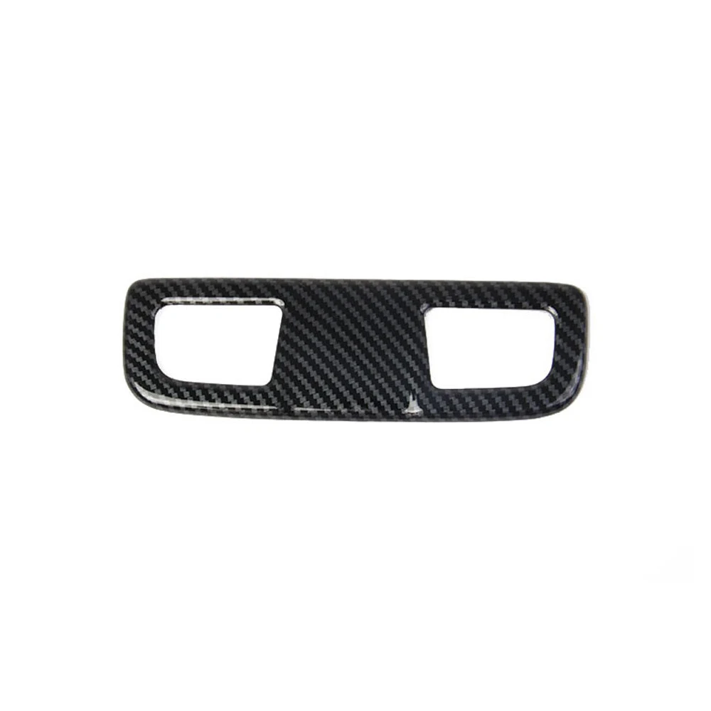 

Подходит для Chevrolet Silverado 1500 2019-2022, накладка на заднюю лампу для чтения, ABS, углеродное волокно, черная накладка на заднюю лампу для чтения