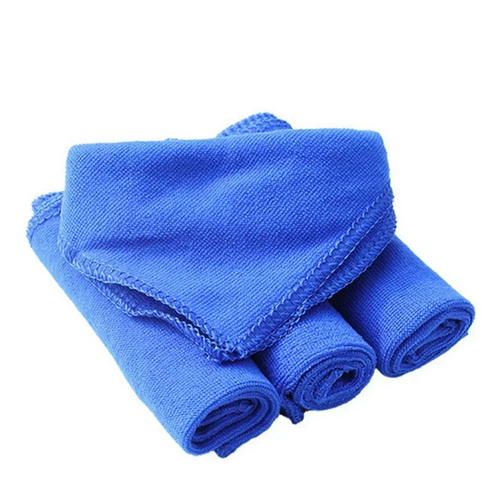 1pcs 30*30CM Blue Microfiber Car Cleaning Towels Kitchen Wash Auto  Home Cleaning Wash Clean Cloth SuperfineFiber