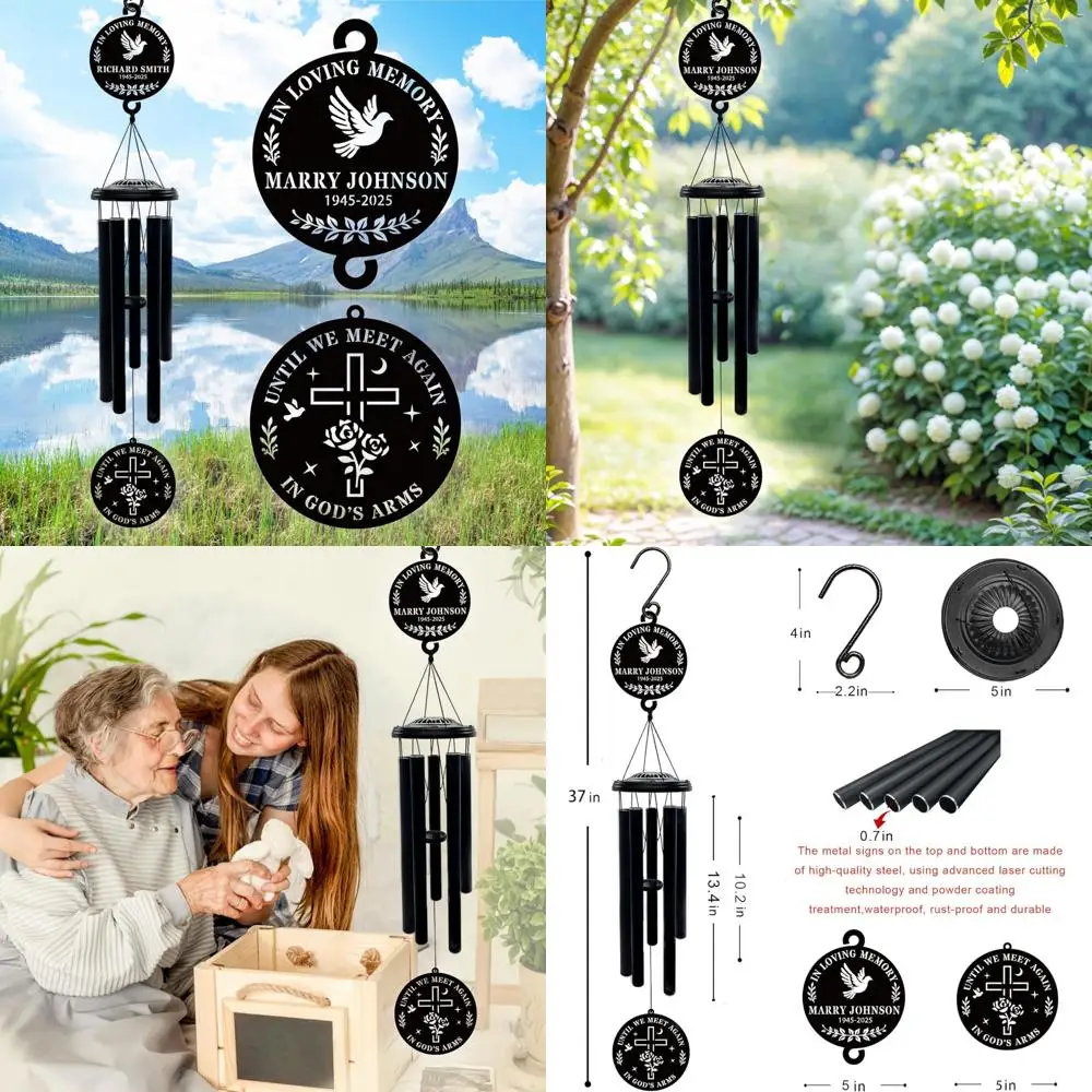 

whispering remembrance: outdoor memorial wind chimes for honoring loved ones