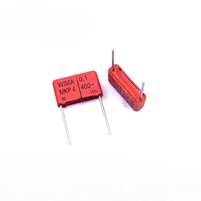 5PCS/20PCS WIMA MKP4 0.1UF 100NF 400V 400v0.1UF foil film capacitor 400V100nF 104 400V104 Foot distance 15MM