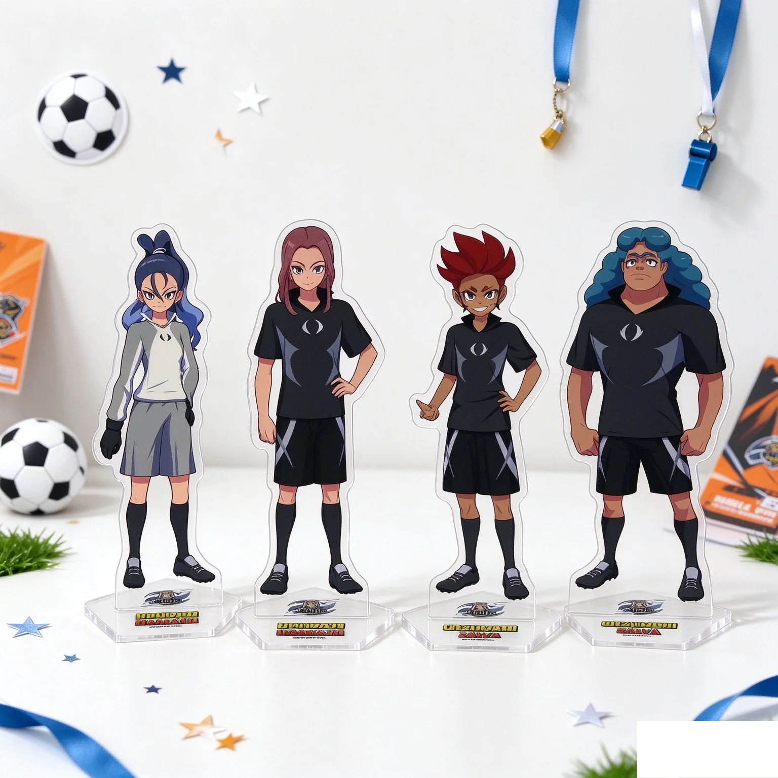 Hot 15CM Anime • Inazuma Eleven: Victory Road Model Action Figure Peripheral Collection Acrylic Stand Model Gifts Funny Keychain