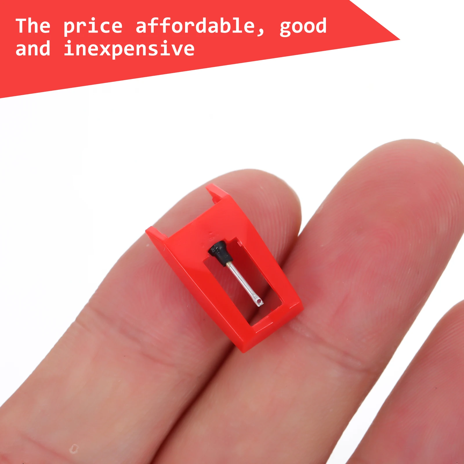 

2Pcs High-Quality Record Player Stylus Replacement Durable Aluminum Portable Turntable Needle Accessories Record Player Needles