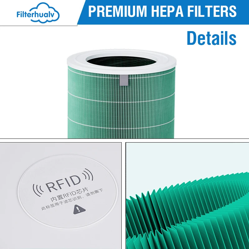 PM2.5 Xiaomi Hepa Filter 4PRO Xiaomi Activated Carbon Filter Xiaomi Air Purifier 4Pro Xiaomi H13 Filter