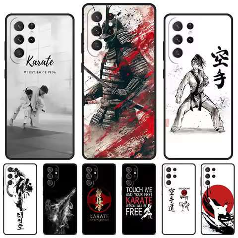 Japan Karate Martial Arts phone case For Samsung Galaxy S24 S23 S22 Ultra Note 10 20 Plus S8 S9 S10 S20 S21 FE Cover