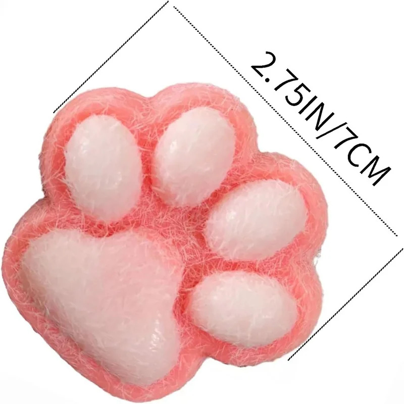 Taba Squishy Cat Paw lindo Fufu Squishy alivio del estrés divertidos juguetes antiestrés cosas novedosas para niños adultos regalo de recuerdo de fiesta
