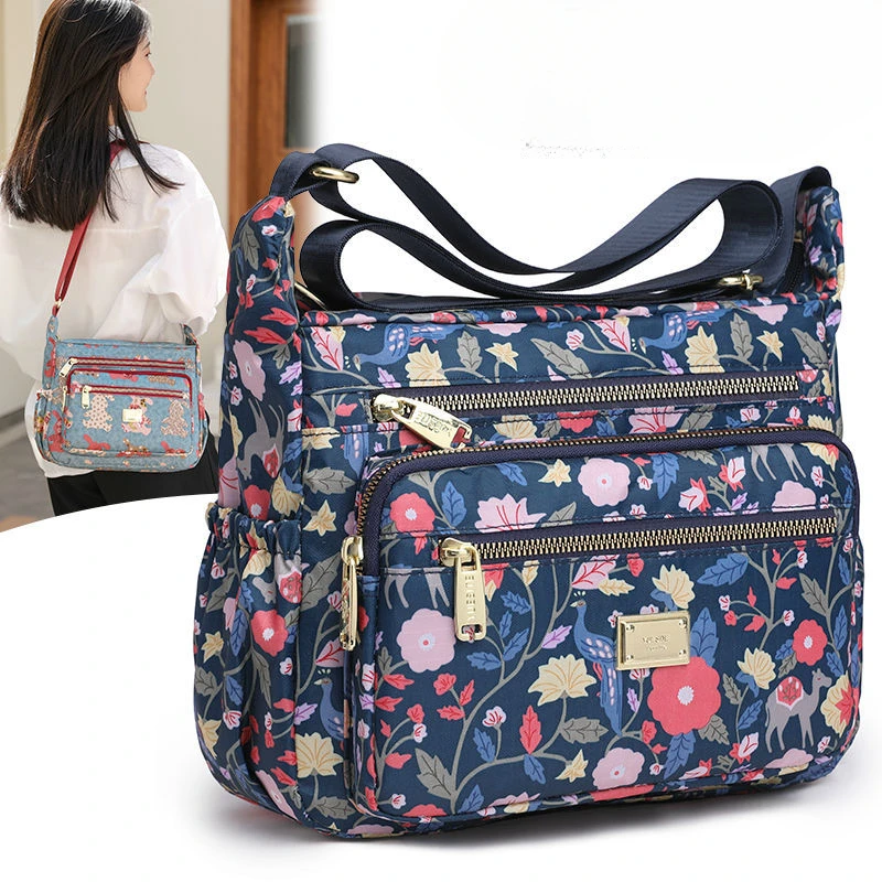 Many Pockets Shoulder Crossbody Bags for Women 2025 Brand Leather Ladies Designr Handbags Winter Style Messenger Bags Sac A Main