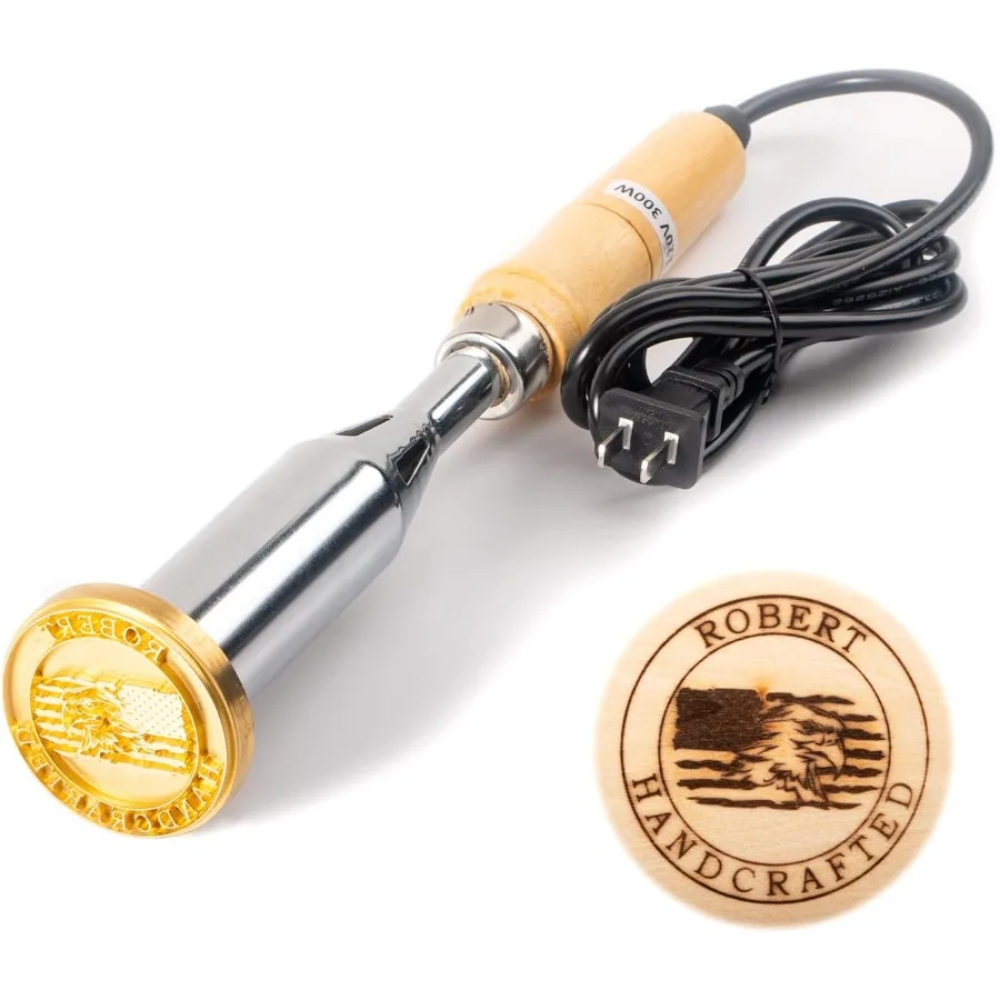 

STAMTECH Electric Branding Iron for Wood - Durable Custom Metal Branding Iron Leather Stamps Wedding Stamps Personalized Brandi