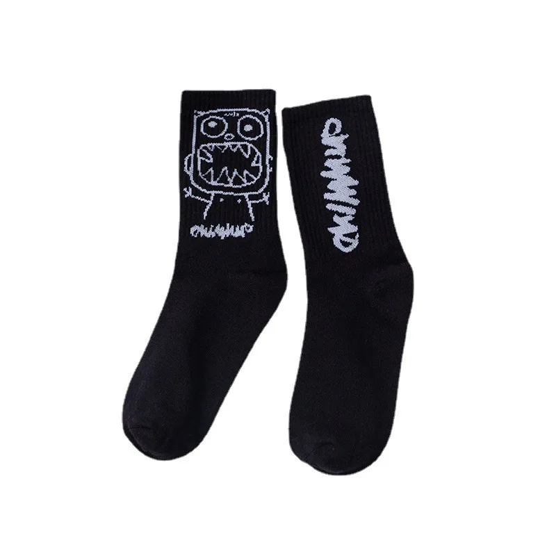 5 쌍 남자 양말 세트 만화 재미 있은 맞춤형 유행 다목적 중간 튜브 양말 편안한 냄새 증거면 양말
