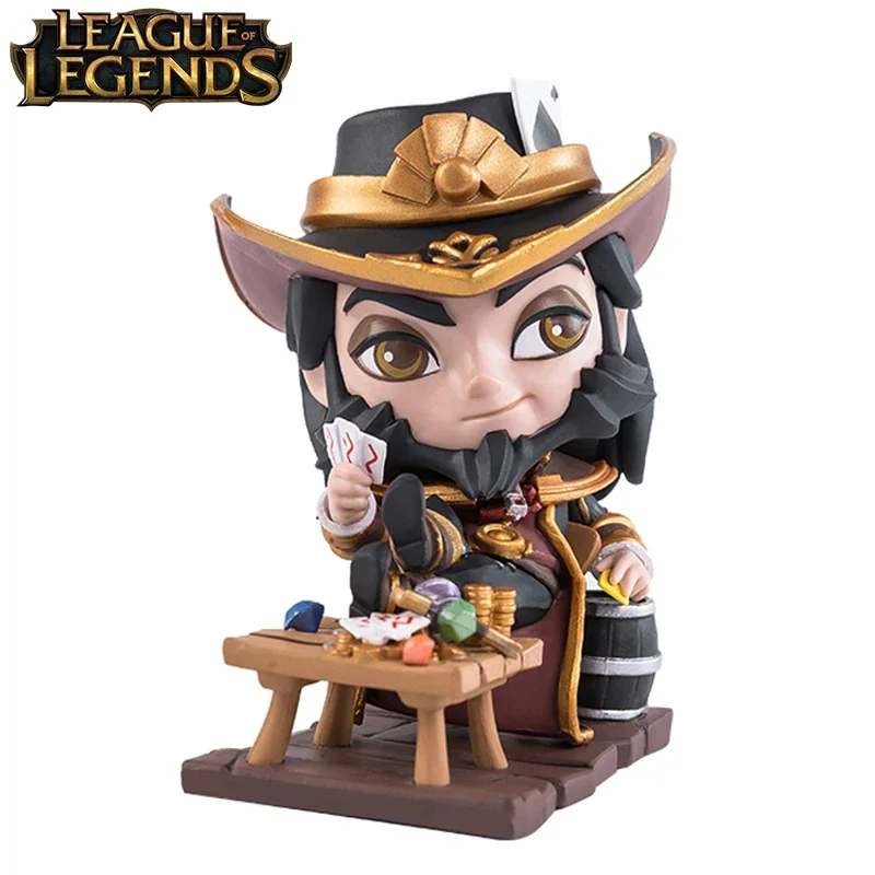 Stock Original Genuine LOL League of Legends The Card Master Twisted Fate Action Anime Figure Collectible Doll Ornament Gifts